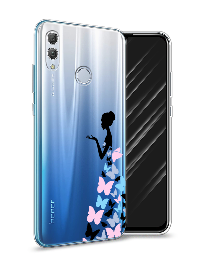 фото Чехол awog "платье из бабочек" для honor 10 lite