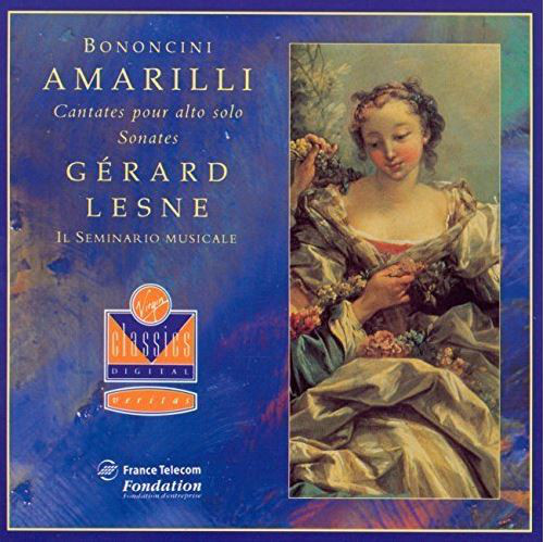 

Bononcini: Amarilli Cantatas for solo countertenor, Sonatas/Lesne, Il Seminario musicale, 1 CD