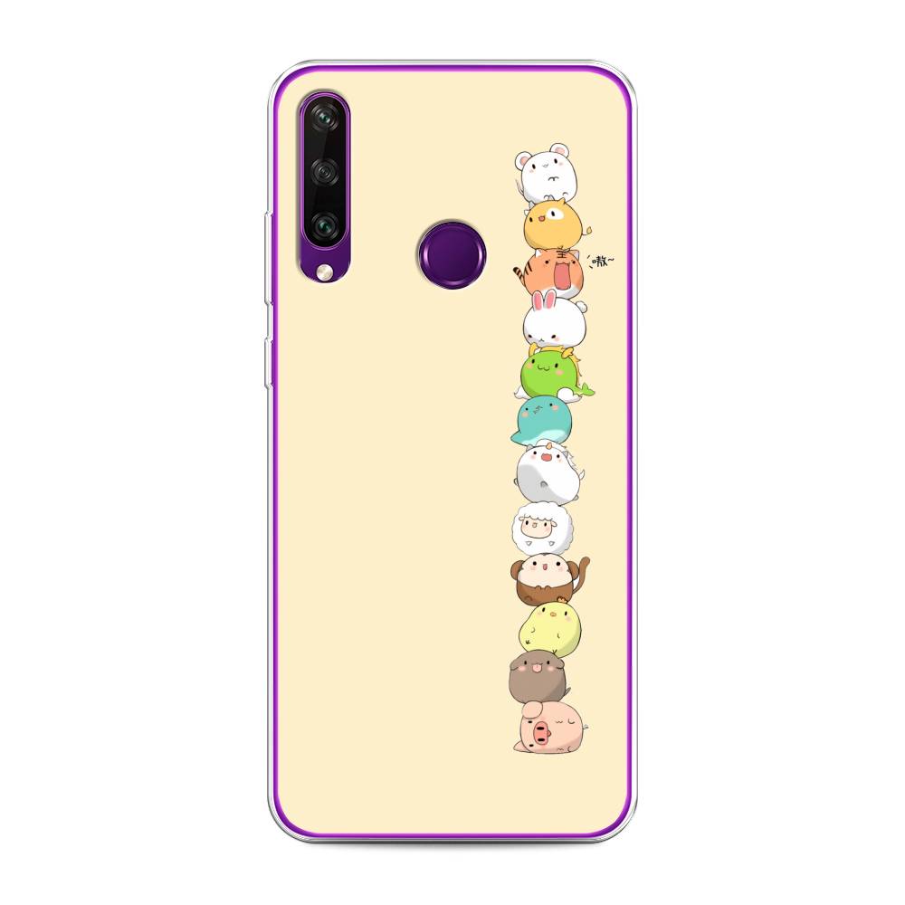 

Чехол Awog на Huawei Y6p "Питомцы Чиби", Желтый, 6103250-2
