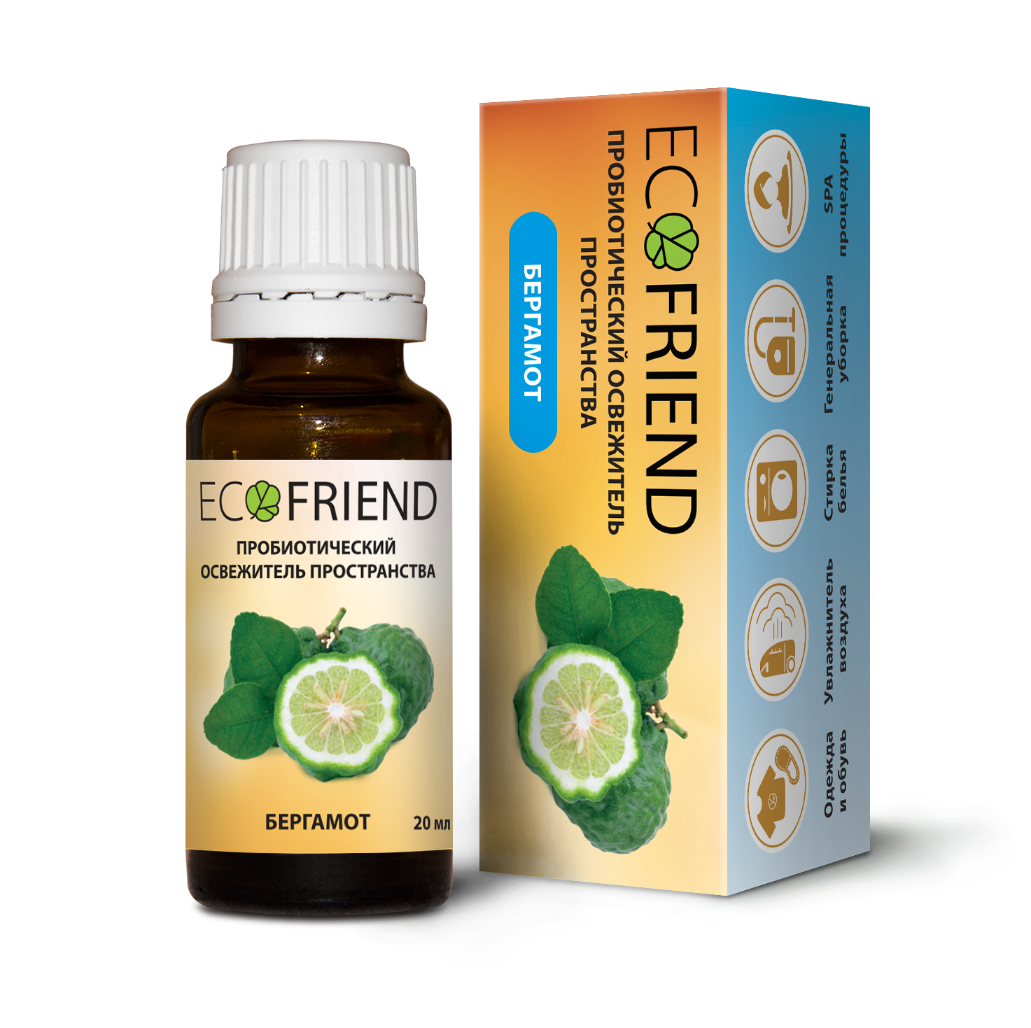 

Жидкое средство для стирки Ecofriend Бергамот