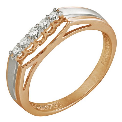 

Кольцо из золота р. 18 Александра 10571, Swarovski, 10571