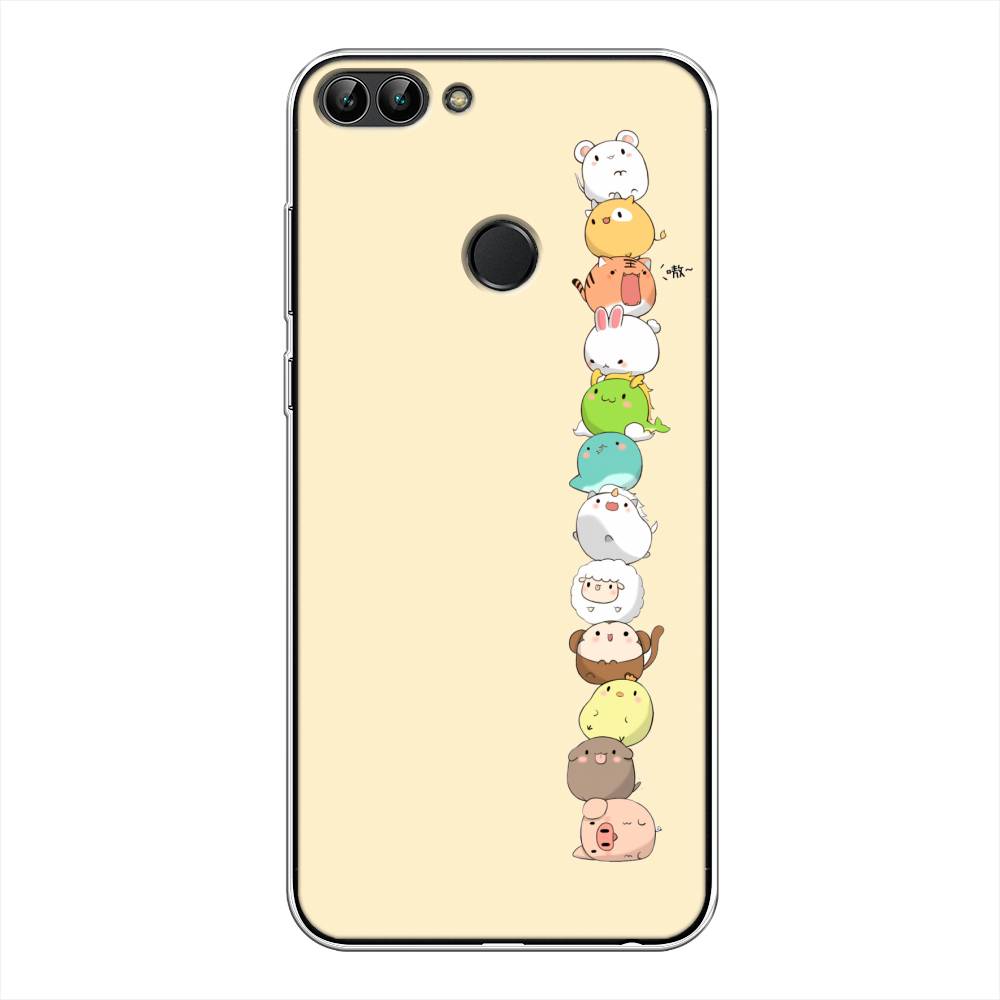 

Чехол Awog на Huawei P Smart "Питомцы Чиби", Желтый, 64050-2