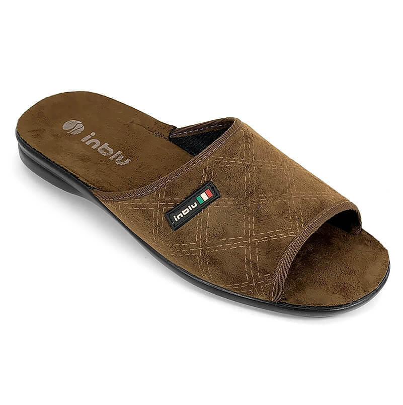 

Тапочки мужские Inblu 290792402 коричневые 43 RU, 290792402