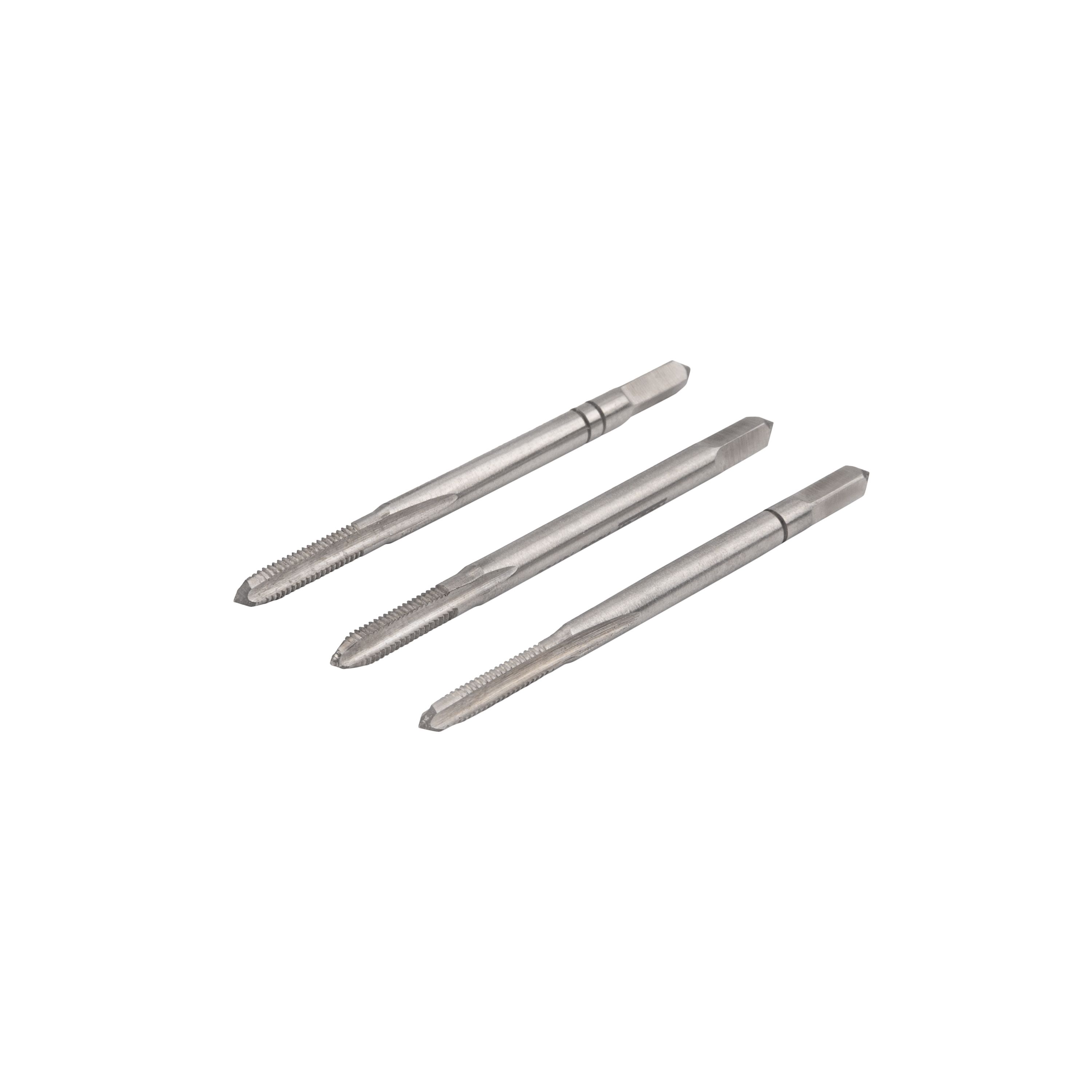 

Набор метчиков NORGAU Industrial M2,6 из HSS-G, по стали, чугуну и цветным металлам, 3 шт., RHT-269-566