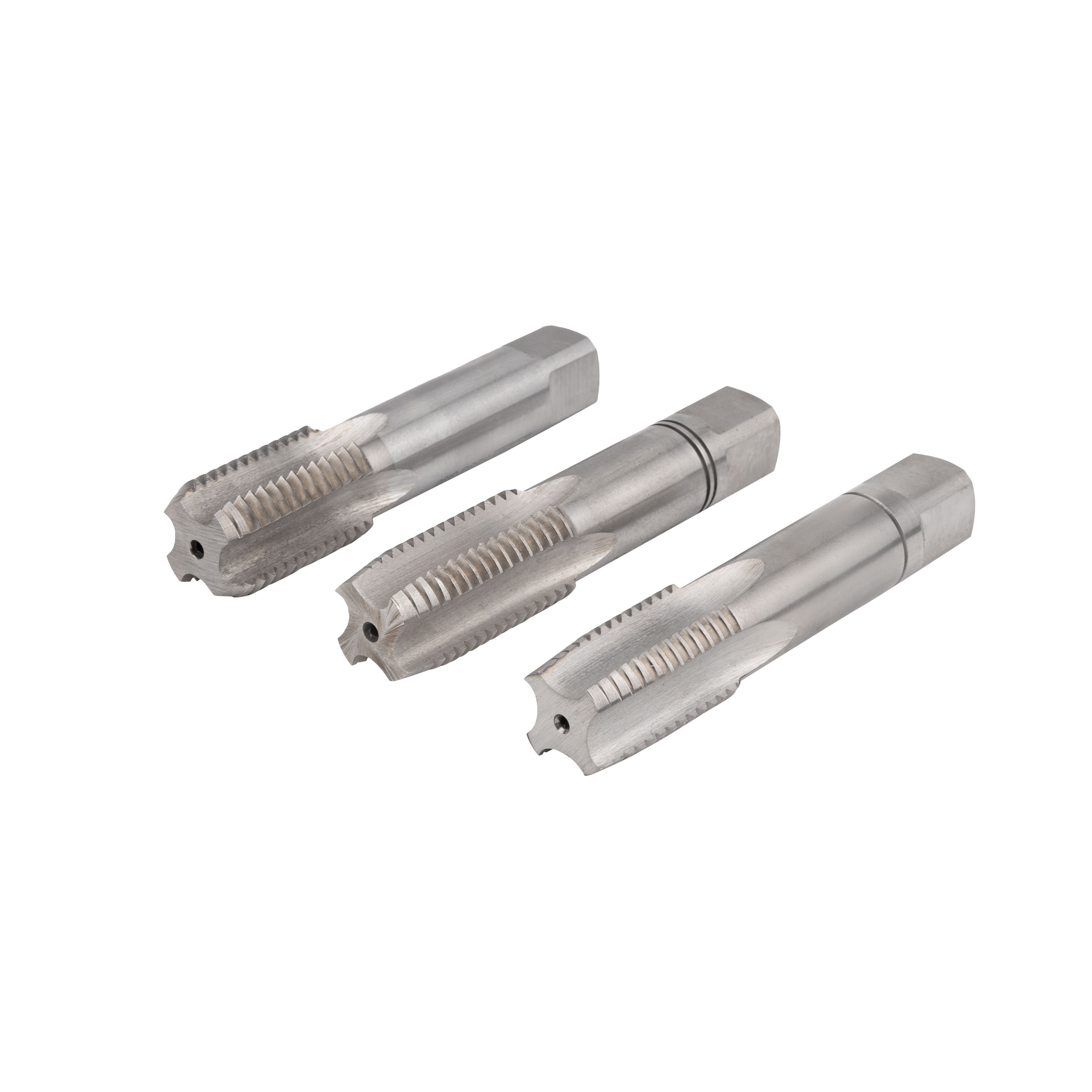Набор метчиков NORGAU Industrial M22 из HSS-G, по стали, чугуну и цветным металлам, 3 шт.