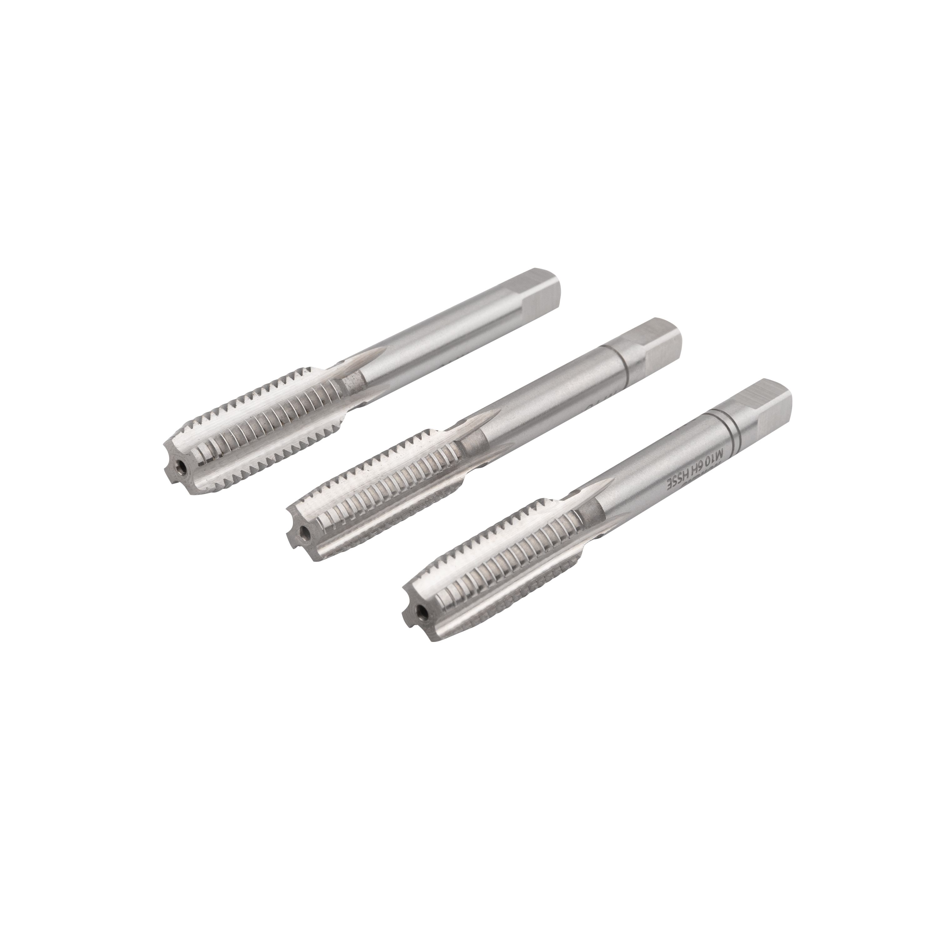 

Набор метчиков NORGAU Industrial M10 из HSS-E, по стали, чугуну и цветным металлам, 3 шт., RHT-266-551