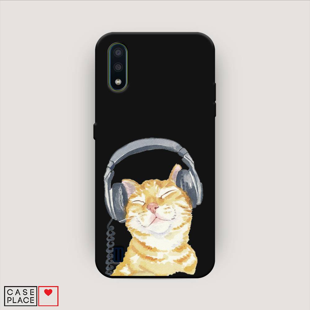 

Чехол Awog "Кот меломан" для Samsung Galaxy M01