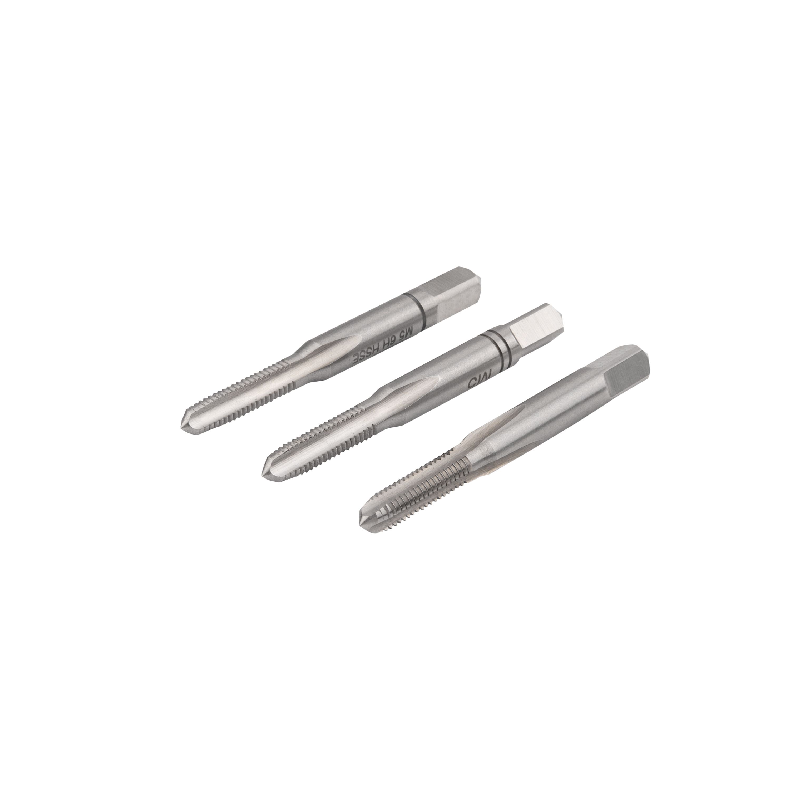 

Набор метчиков NORGAU Industrial M5 из HSS-E, по стали, чугуну и цветным металлам, 3 шт., RHT-266-545