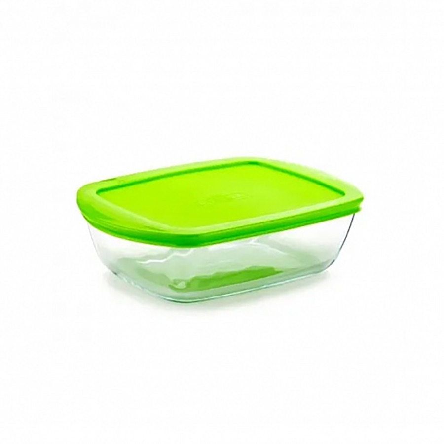 

Блюдо для запекания Pyrex Cook&Store, стекло, 23х15x7 см с крышкой, Прозрачный;зеленый, Стокмарт-Формы для запекания1-4