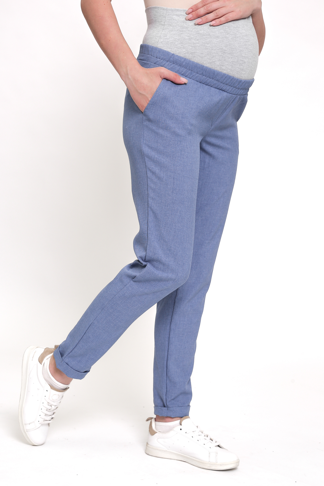 фото Брюки женские mama's fantasy 01-30222mf синие 42