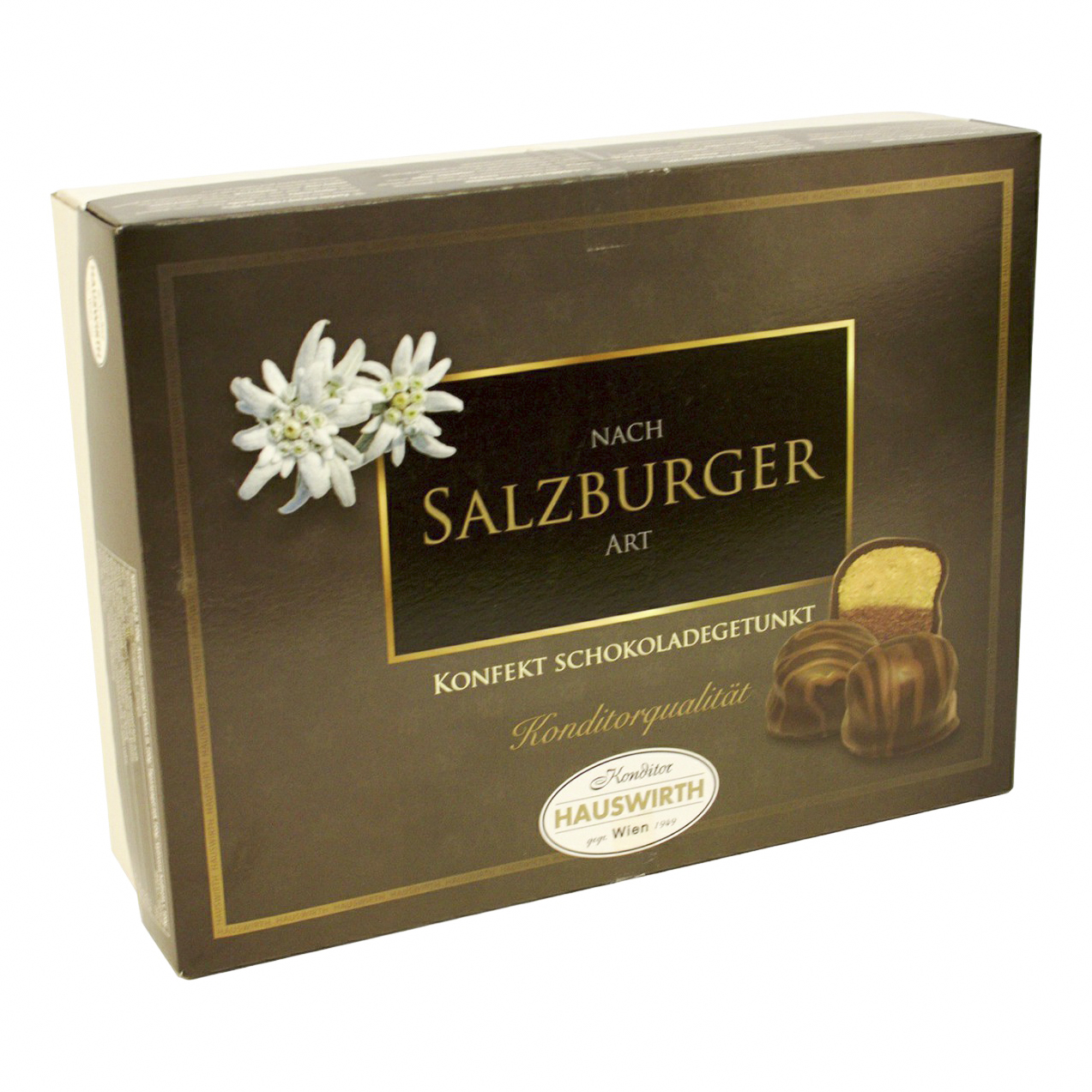 Конфеты шоколадные Hauswirth Salzburg с миндалем 180 г