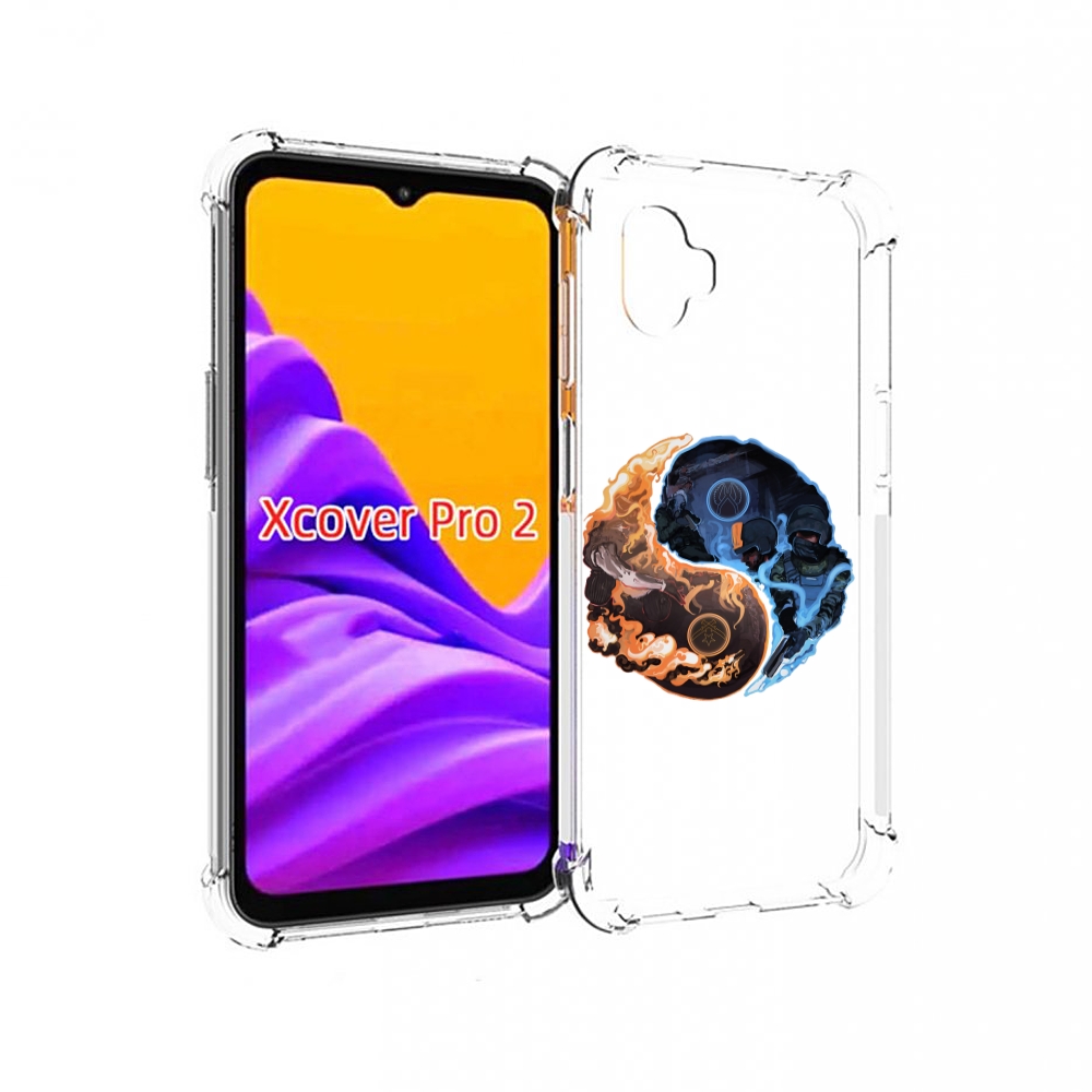 

Чехол MyPads кс-го-инь-янь для Samsung Galaxy Xcover Pro 2, Прозрачный, Tocco