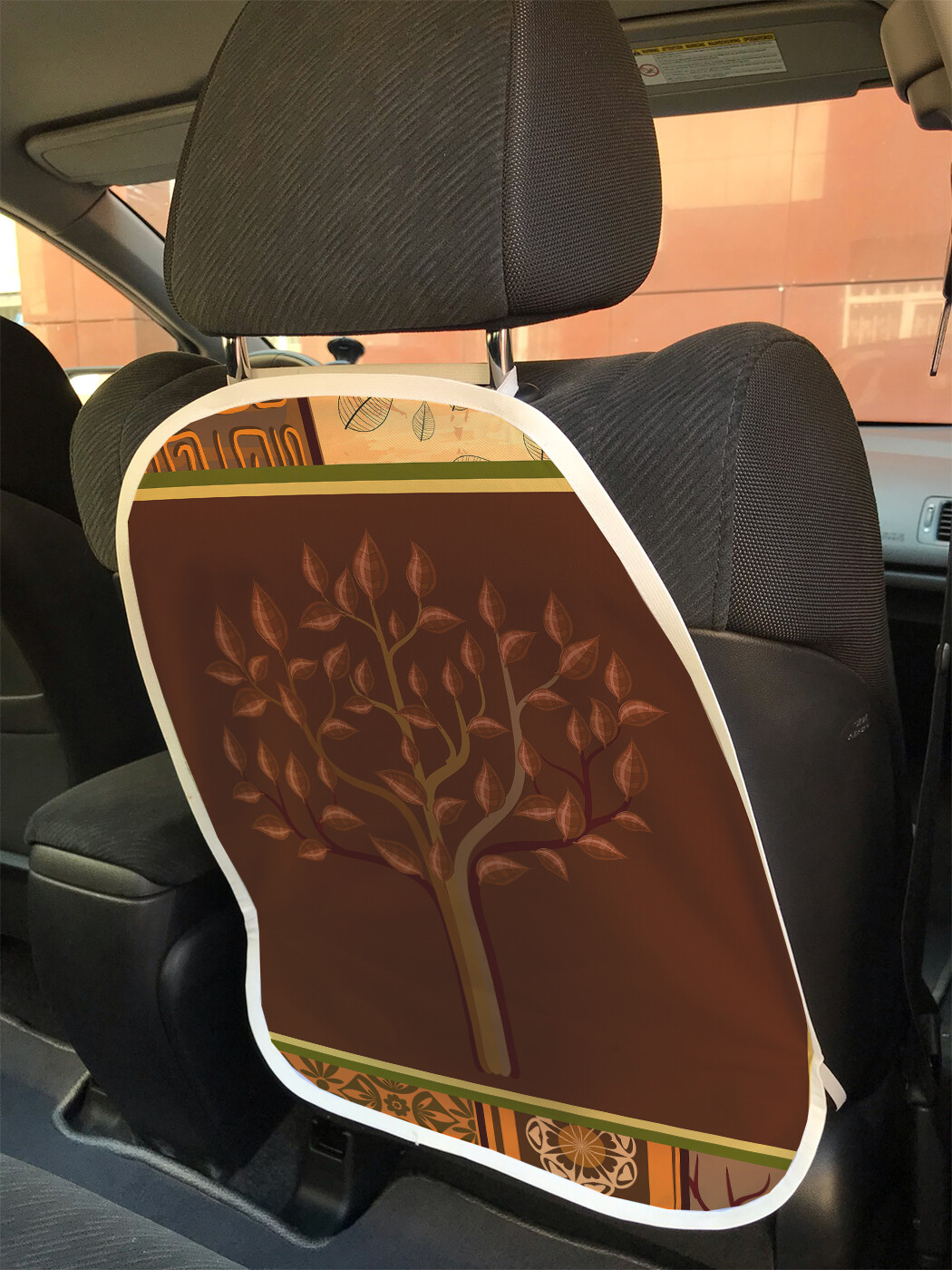 фото Накидка на спинку сиденья joyarty декорация с деревом, 45х62