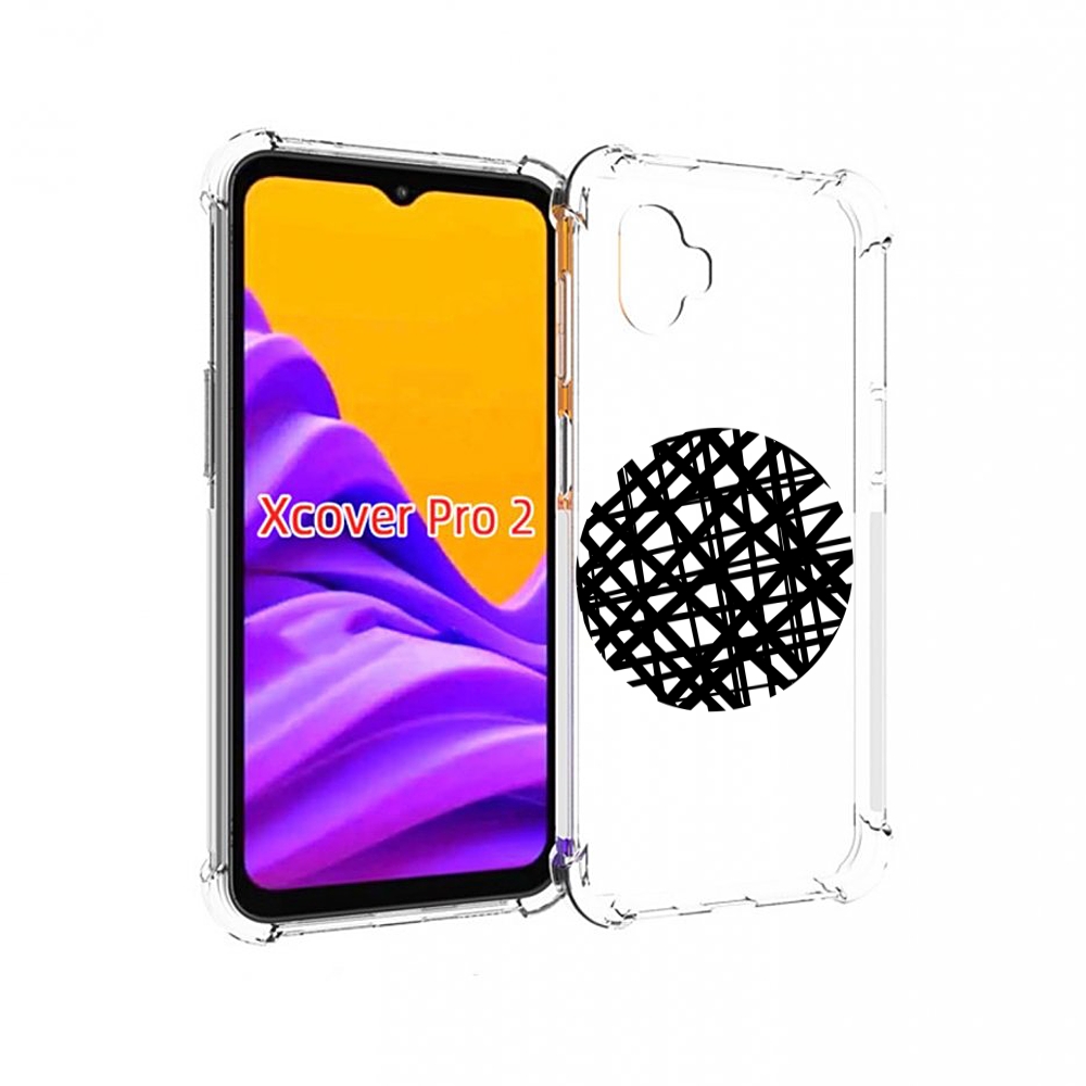 

Чехол MyPads круглая-абстракция для Samsung Galaxy Xcover Pro 2, Прозрачный, Tocco