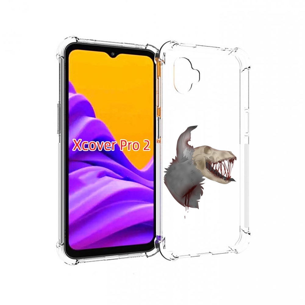 

Чехол MyPads кровавый-череп для Samsung Galaxy Xcover Pro 2, Прозрачный, Tocco