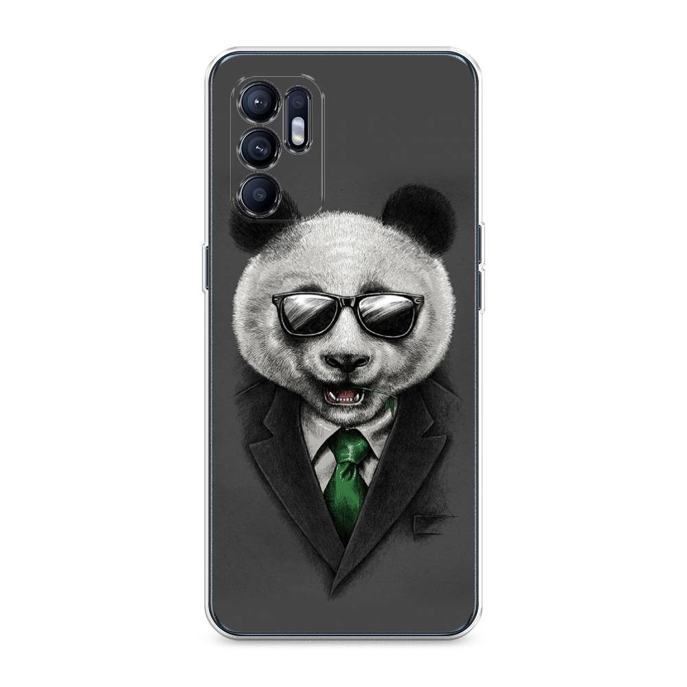 

Чехол Awog на Oppo Reno 6 4G "Деловая панда", Разноцветный, 257850-10