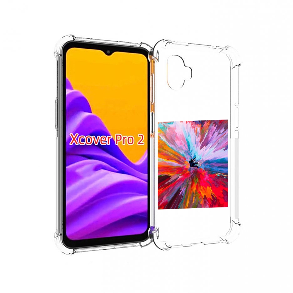 

Чехол MyPads красочный астранавт для Samsung Galaxy Xcover Pro 2, Прозрачный, Tocco