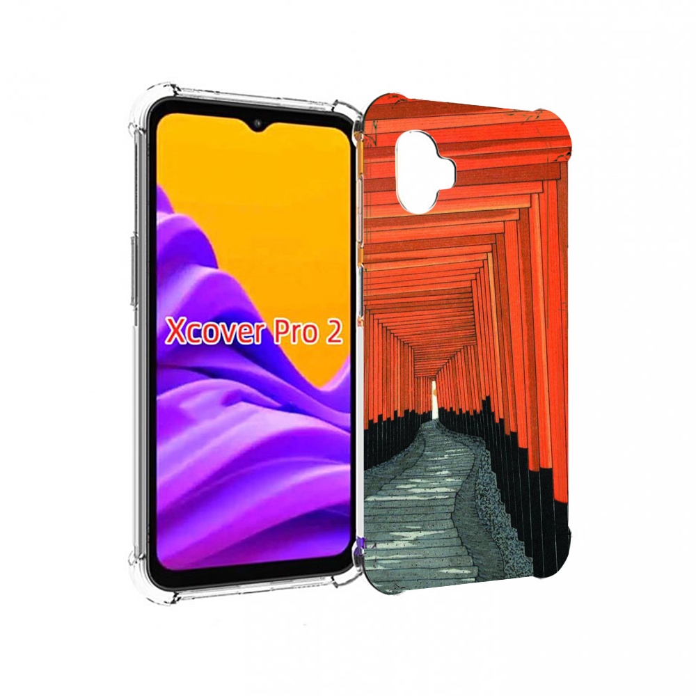 

Чехол MyPads красный коридор для Samsung Galaxy Xcover Pro 2, Прозрачный, Tocco