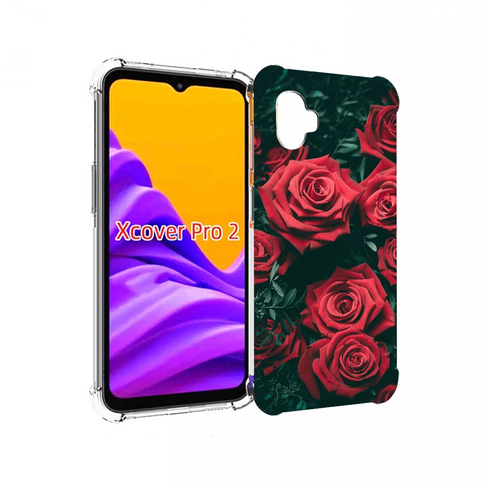 

Чехол MyPads красные-бархатные-розы для Samsung Galaxy Xcover Pro 2, Прозрачный, Tocco