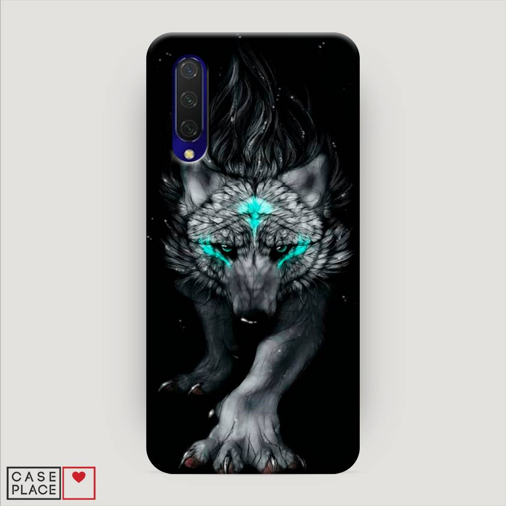 

Пластиковый чехол "Волшебный волк" на Xiaomi Mi CC9, 36120-1