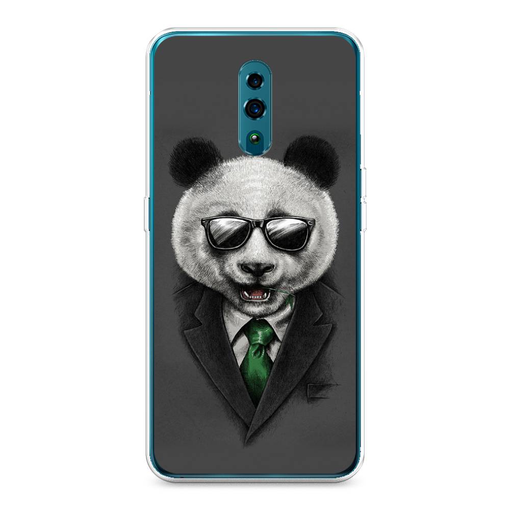 

Чехол Awog на Oppo Reno "Деловая панда", Разноцветный, 250750-10