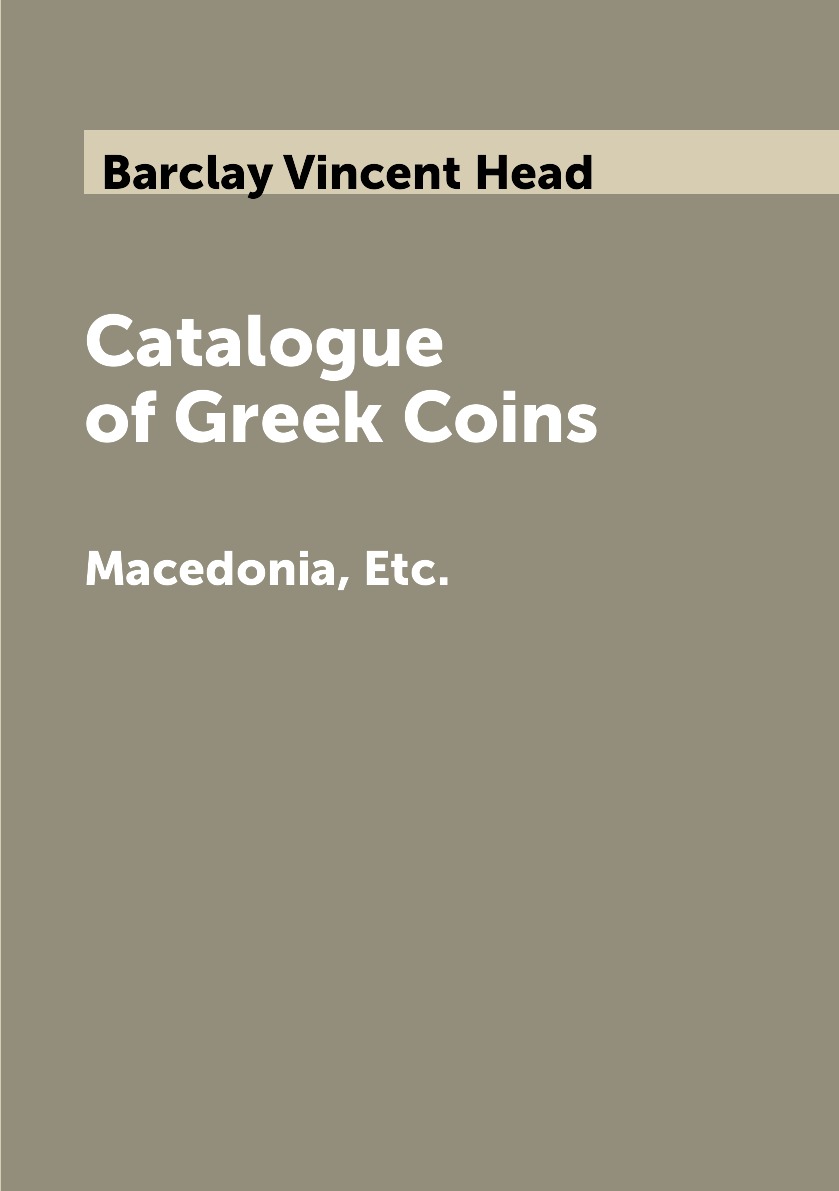

Catalogue of Greek Coins
