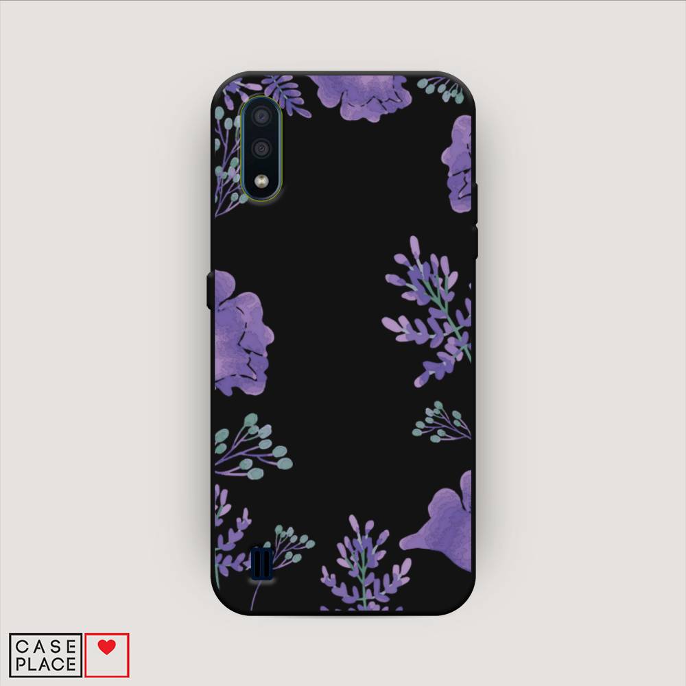 

Чехол Awog на Samsung Galaxy M01 / Самсунг M01 "Сиреневая цветочная рамка", Прозрачный;фиолетовый, 2101152-1