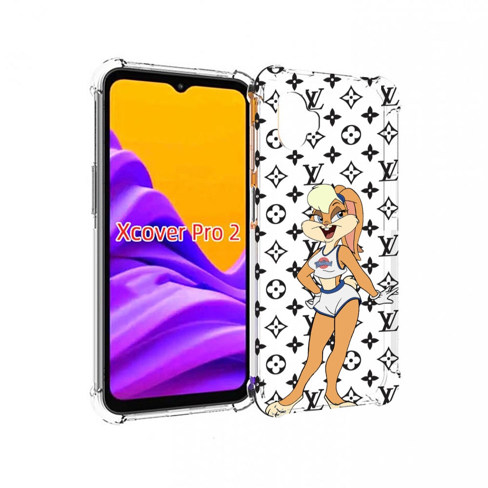 Чехол MyPads красивый-принт-на-чехол женский для Samsung Galaxy Xcover Pro 2