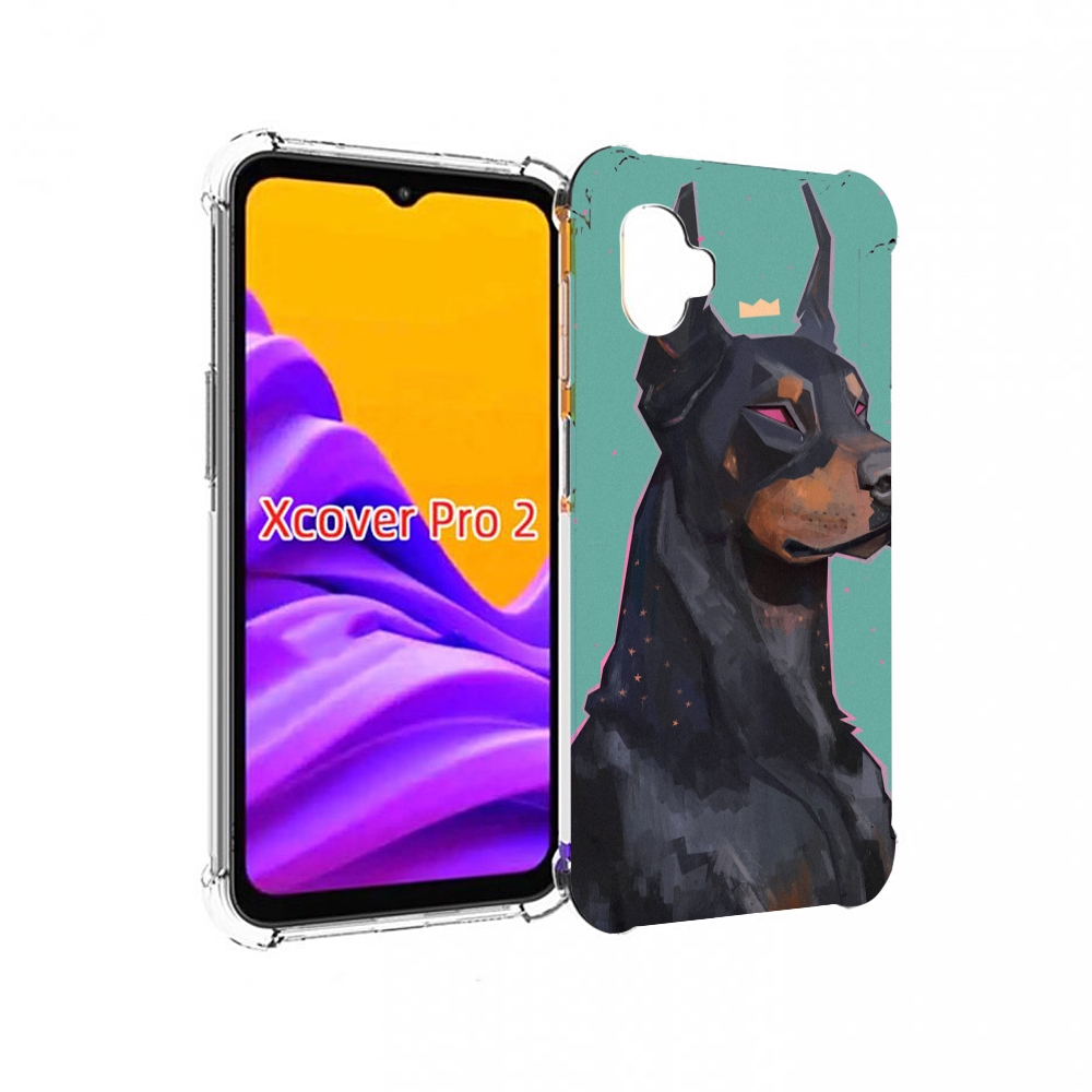 

Чехол MyPads красивый-доберман для Samsung Galaxy Xcover Pro 2, Прозрачный, Tocco