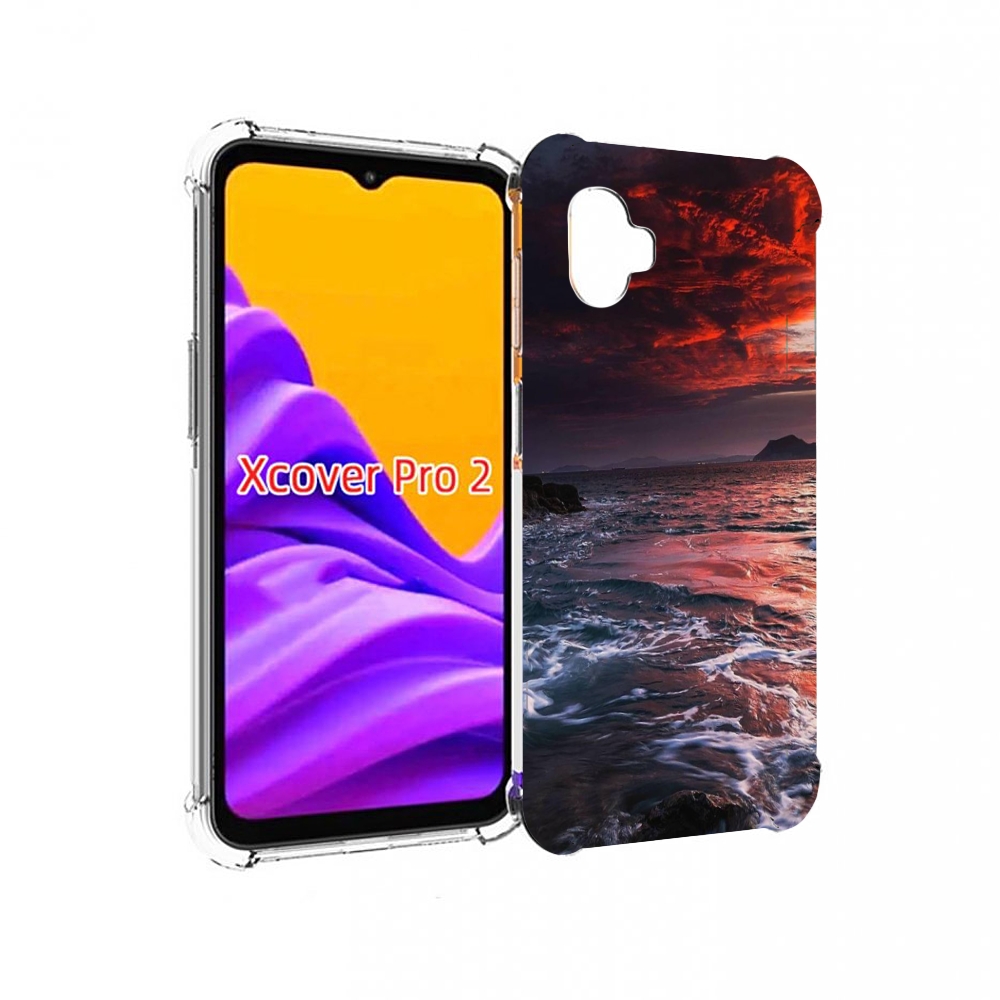 

Чехол MyPads красивый залив для Samsung Galaxy Xcover Pro 2, Прозрачный, Tocco