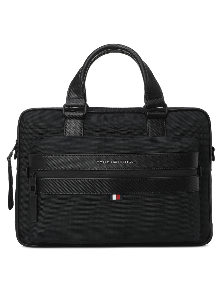 

Портфель мужской Tommy Hilfiger AM0AM07760, черный, AM0AM07760