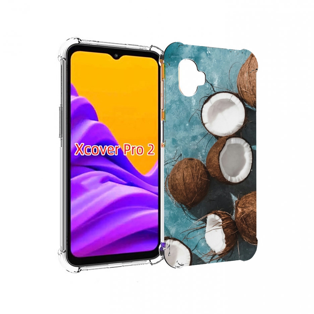 

Чехол MyPads красивые-кокосы для Samsung Galaxy Xcover Pro 2, Прозрачный, Tocco