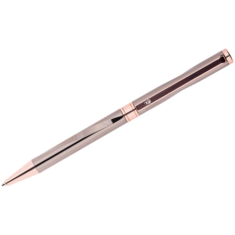 Ручка шариковая Гамма Delucci Inno CPs_11727, корпус оружейный металл, синяя, 1 мм, 1 шт.