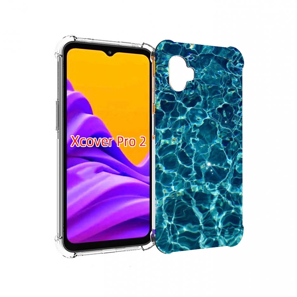 

Чехол MyPads красивая голубая вода для Samsung Galaxy Xcover Pro 2, Прозрачный, Tocco