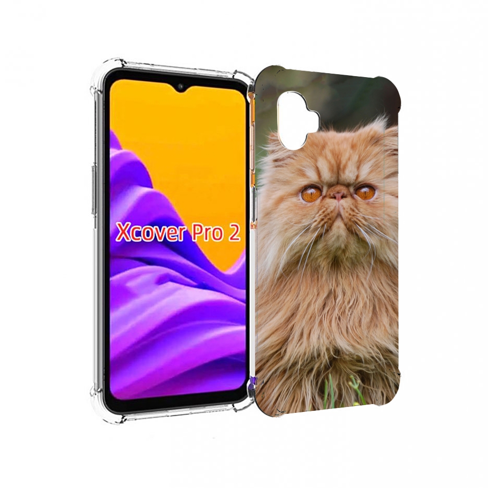 

Чехол MyPads кошка персидская для Samsung Galaxy Xcover Pro 2, Прозрачный, Tocco