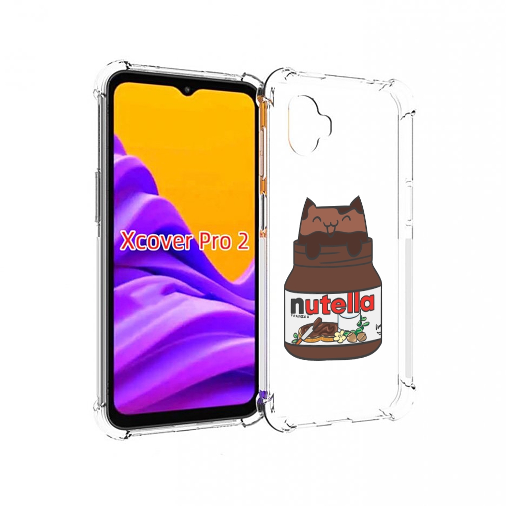 

Чехол MyPads кошечка-в-нутелле для Samsung Galaxy Xcover Pro 2, Прозрачный, Tocco