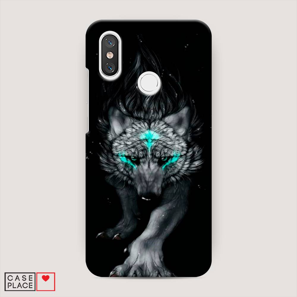 

Пластиковый чехол "Волшебный волк" на Xiaomi Mi 8, 33520-1