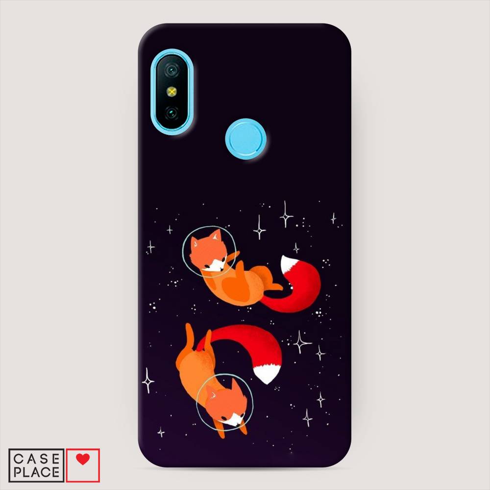 

Пластиковый чехол "Лисы космонавты" на Xiaomi Mi A2 Lite, 34220-3