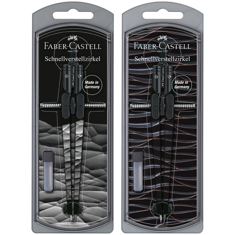 

Циркуль Faber-Castell Boys 2021 дизайн ассорти грифели пластиковый футляр