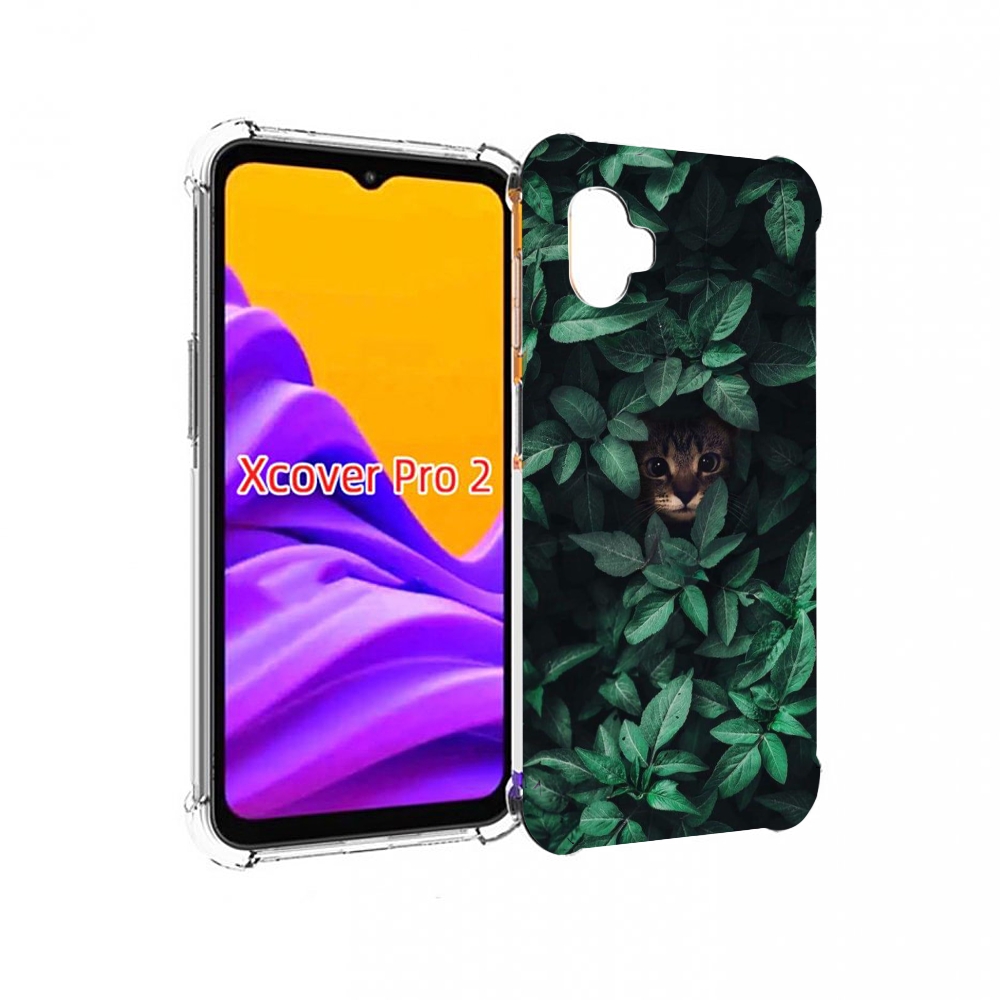 

Чехол MyPads котенок в листьях для Samsung Galaxy Xcover Pro 2, Прозрачный, Tocco