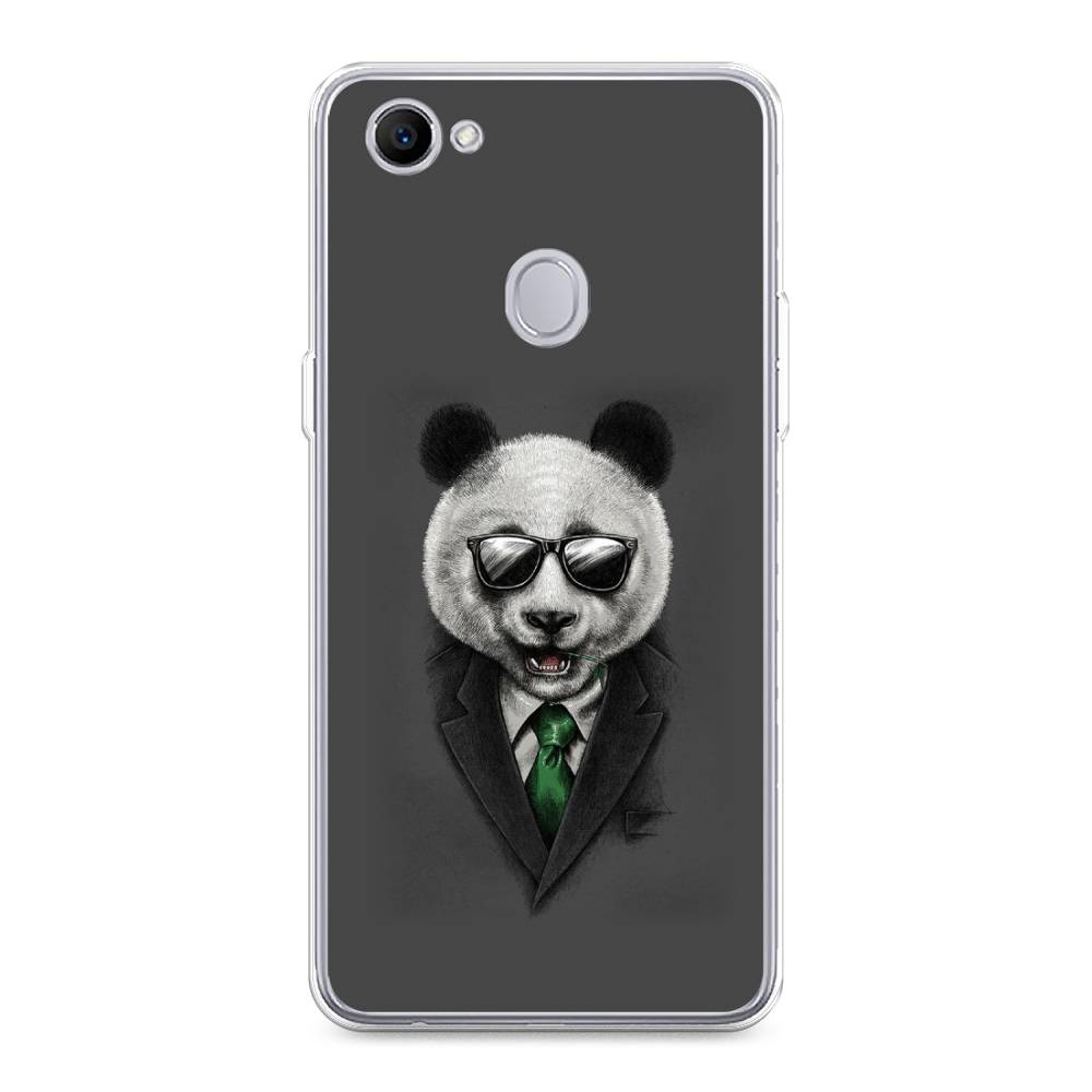 

Чехол Awog на Oppo F7 "Деловая панда", Разноцветный, 250350-10