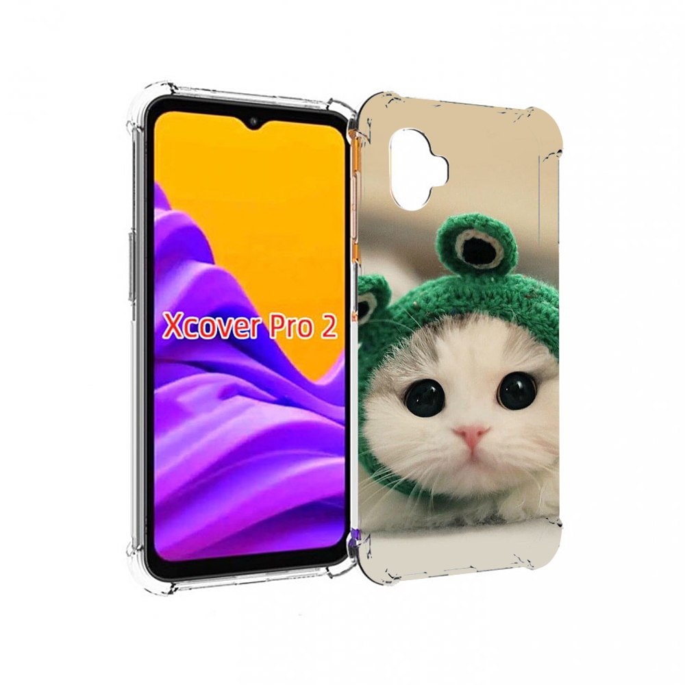 

Чехол MyPads кот-лягушка детский для Samsung Galaxy Xcover Pro 2, Прозрачный, Tocco