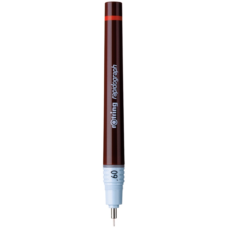 

Ручка капиллярная Rotring 1903472 0,6 мм пластиковый корпус картридж с чернилами