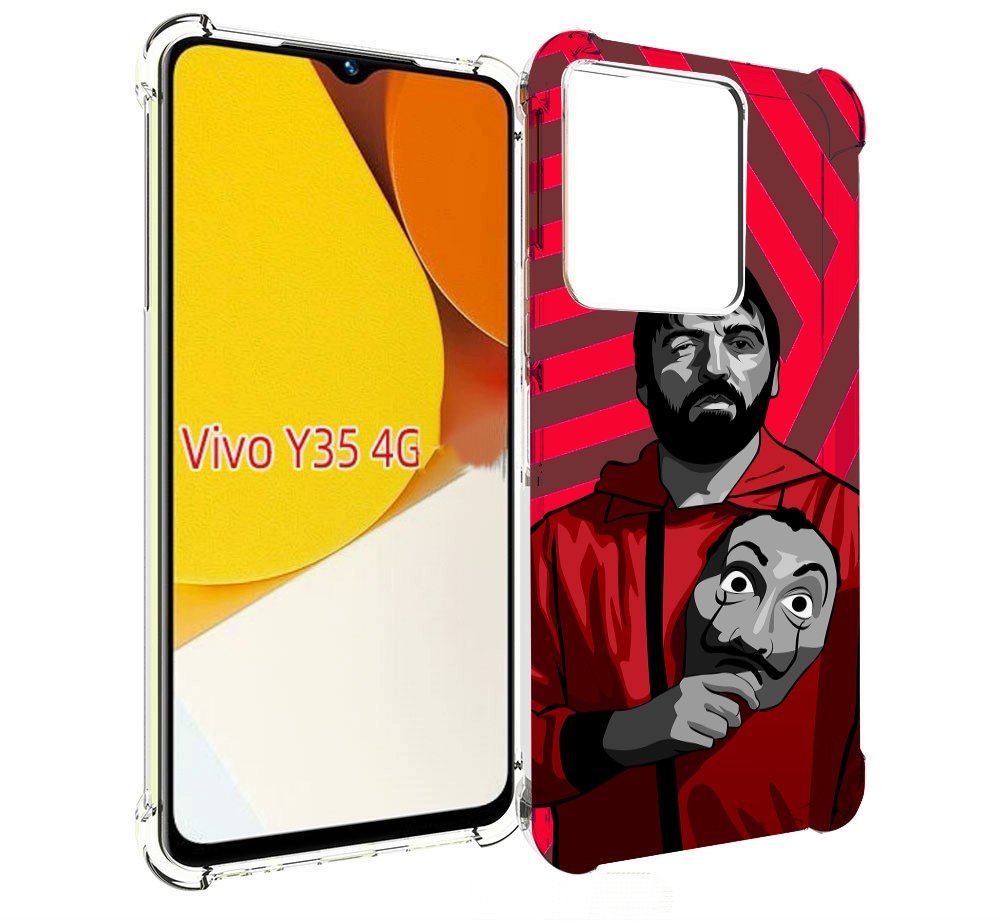 

Чехол MyPads Богата-Бумажный-дом для Vivo Y35 4G 2022 / Vivo Y22, Прозрачный, Tocco