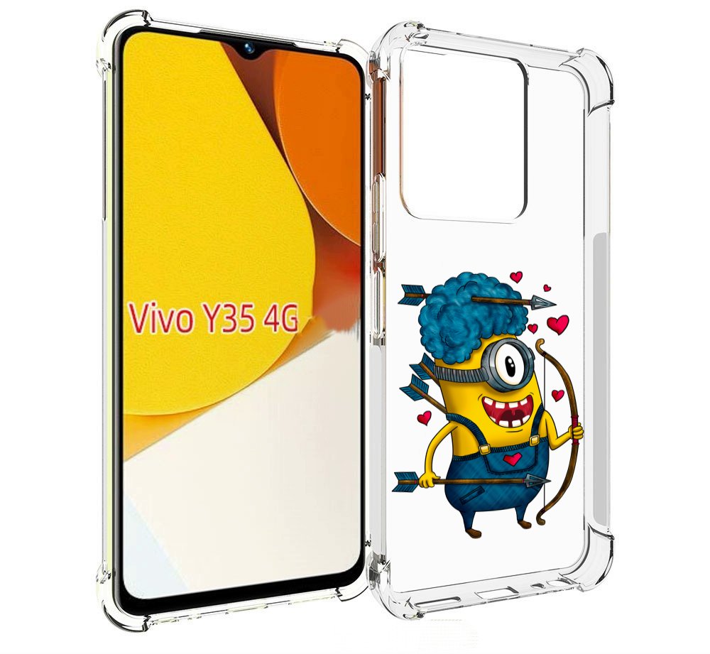 

Чехол MyPads Миньон купидон для Vivo Y35 4G 2022 / Vivo Y22, Прозрачный, Tocco