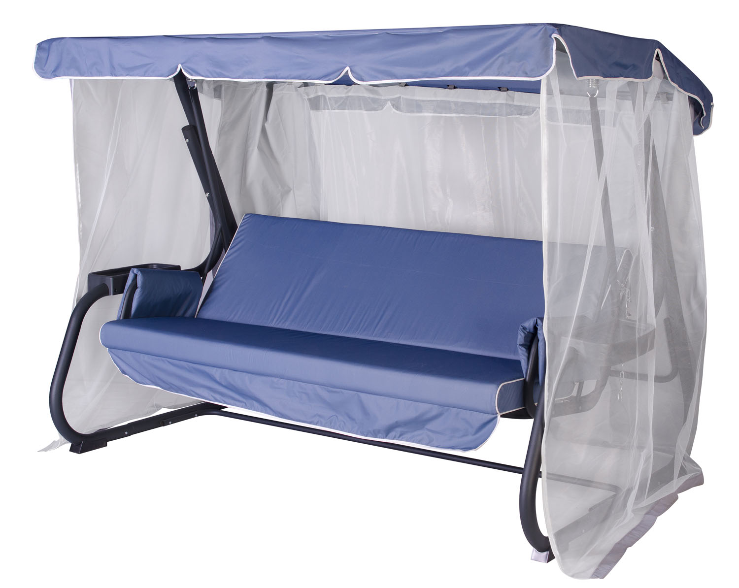 Качели садовые Удачная мебель Лондон A54A.5014 цвет графит