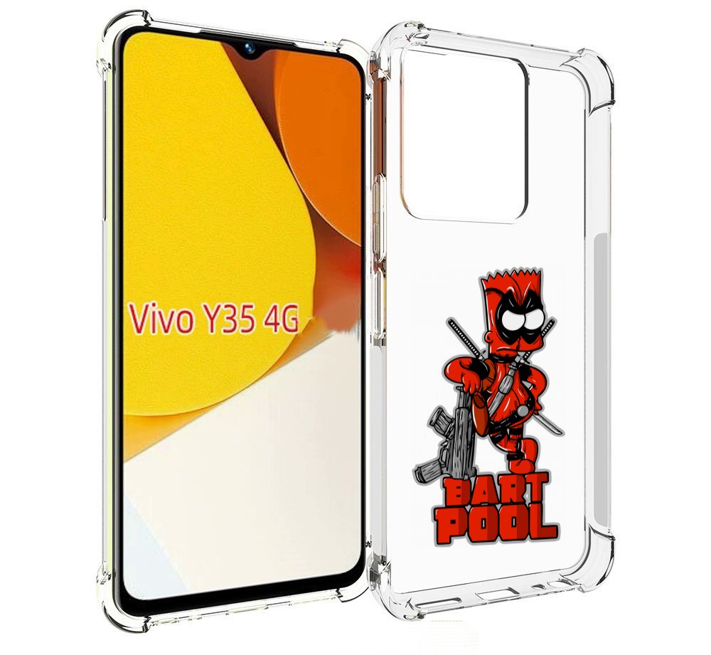

Чехол MyPads Барт-Пул для Vivo Y35 4G 2022 / Vivo Y22, Прозрачный, Tocco