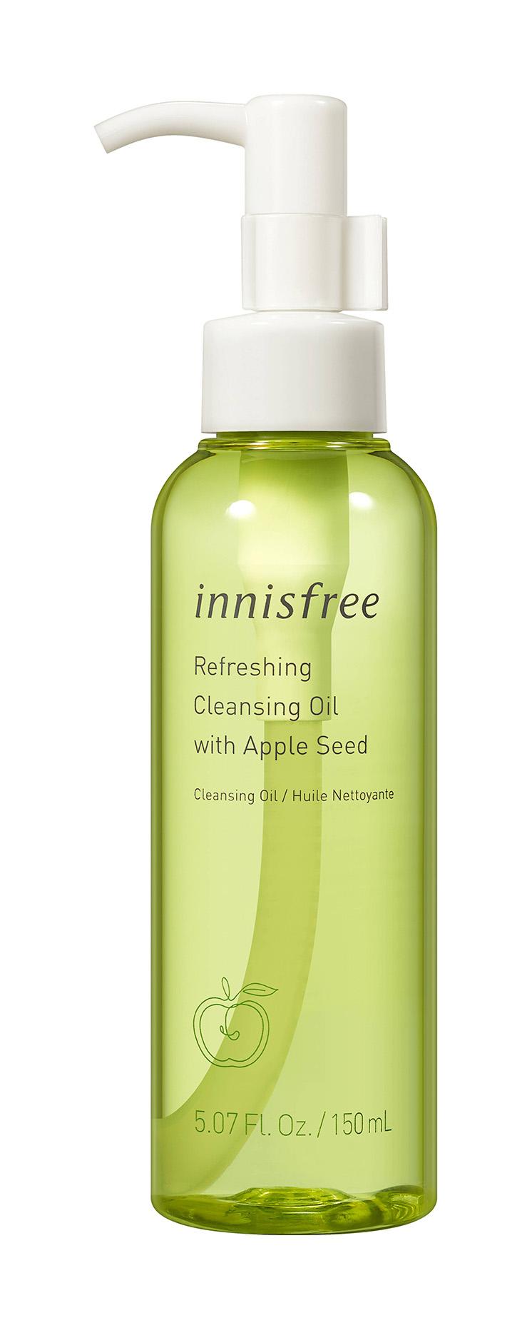 

Очищающее масло Innisfree Refreshing Cleansing Oil with Apple Seed освежающее, 150 мл