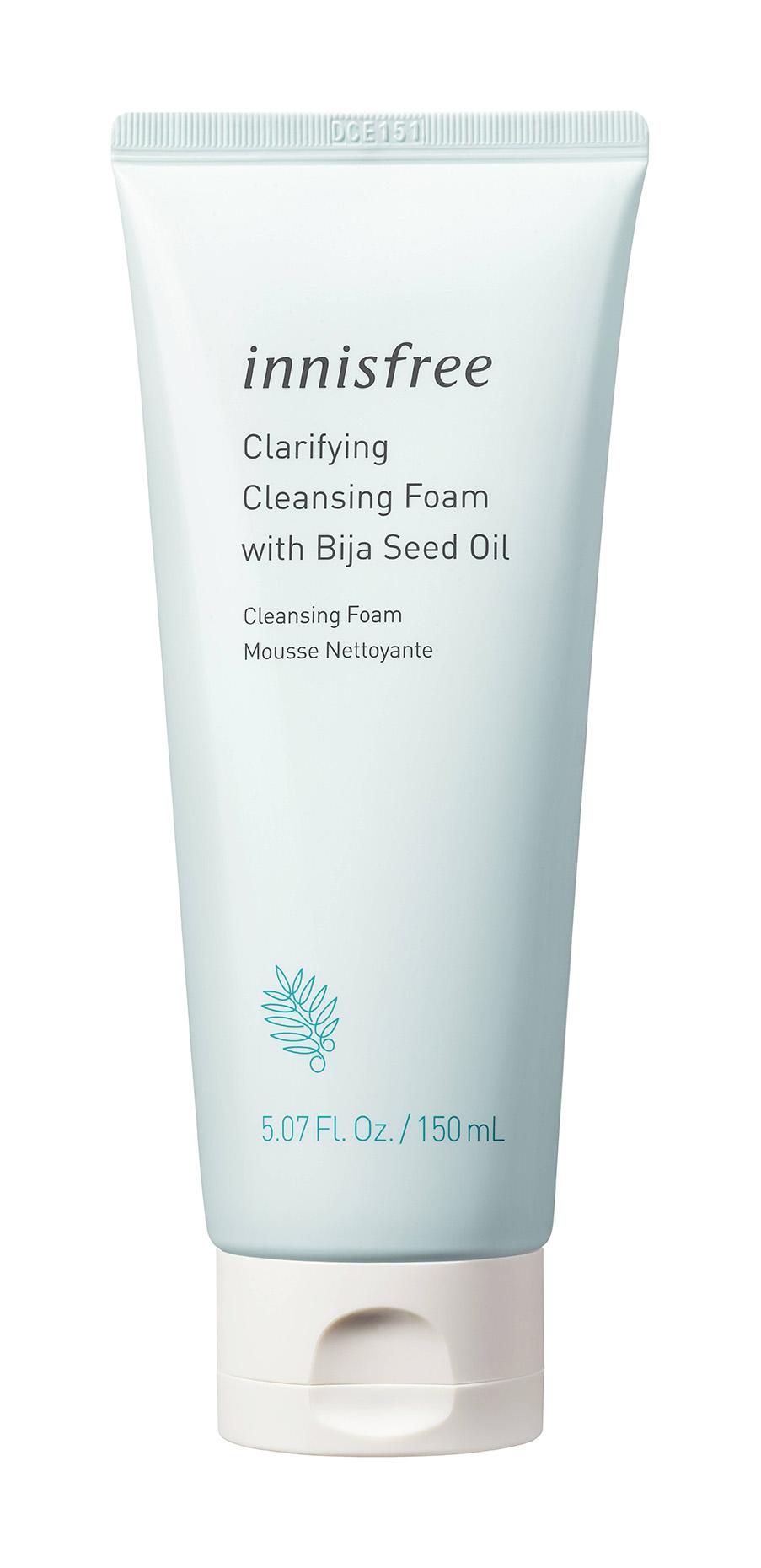 

Пенка Innisfree Clarifying Cleansing Foam with Bija Seed Oil для проблемной кожи, 150 мл