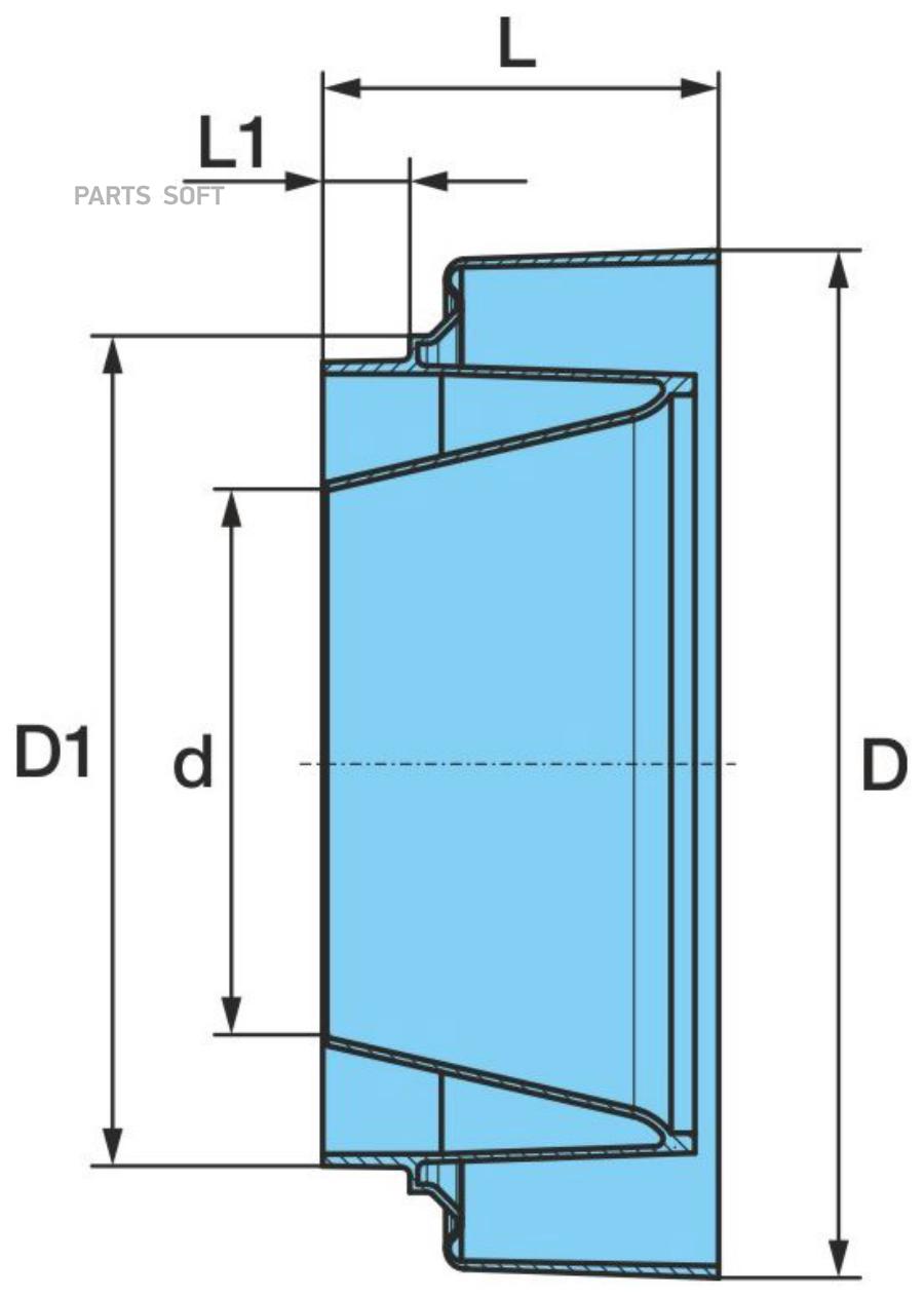 

BPW 03.120.47.08.0 кольцо уплотнительное п ступицы 101x130x50 ECO PLUS 2 BPW 1шт